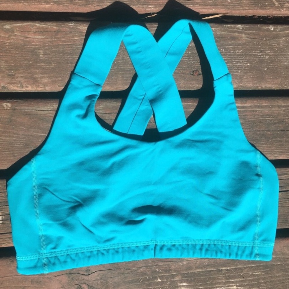 Lululemon all sport bra in teal sz 4